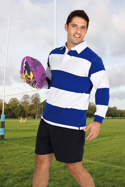 Adult and Kids Striped Rugby image2