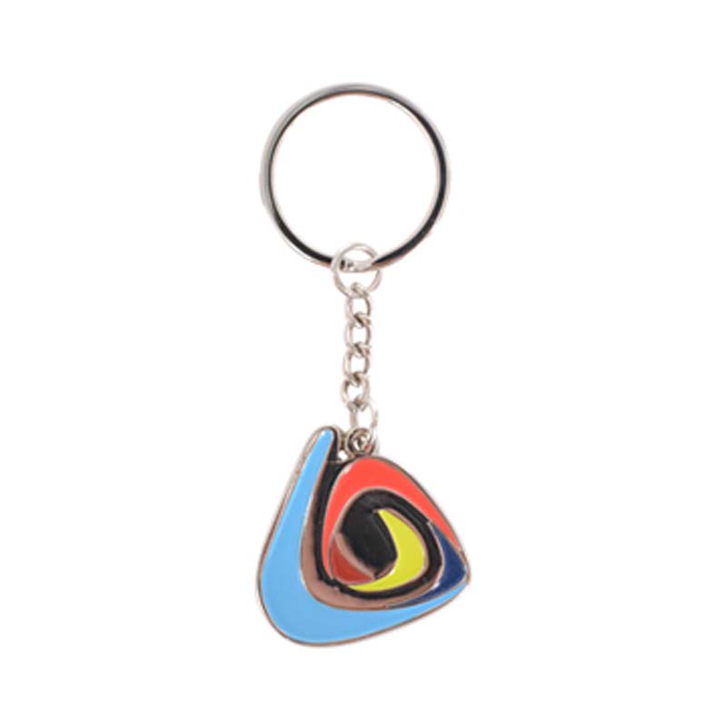 Custom Shaped Embossed Soft Enamel Keyring image3