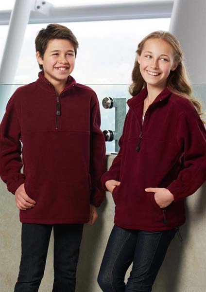 Kids 1/2 Zip Polar Fleece Top