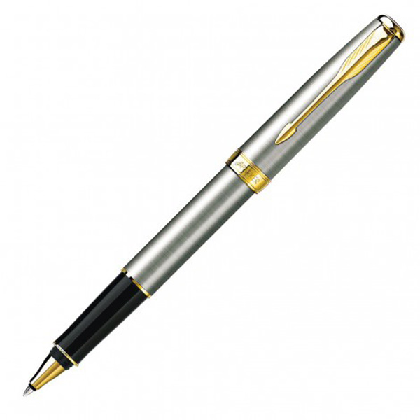 Parker New Sonnet Rollerball Pen- Brushed Stainless