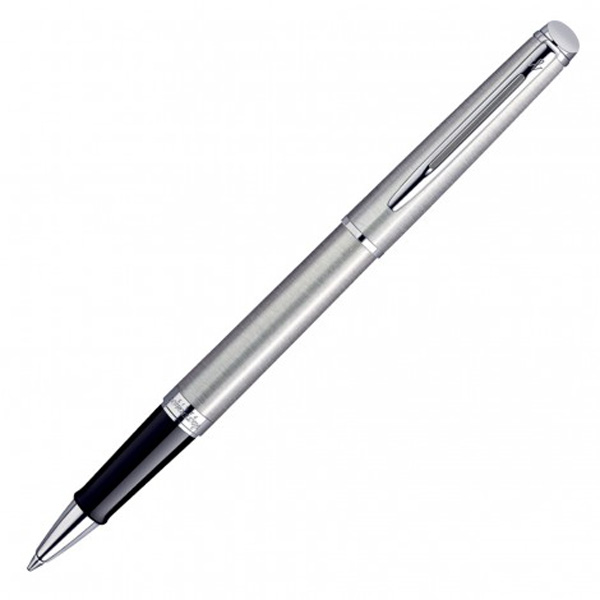 Waterman Hemisphere Rollerball Pen- Stainless/Black