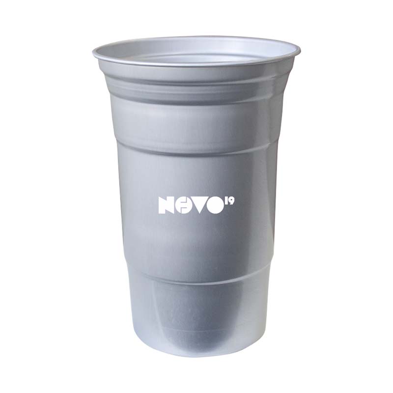 Recycled Aluminium 600ml Stadium Party Cup