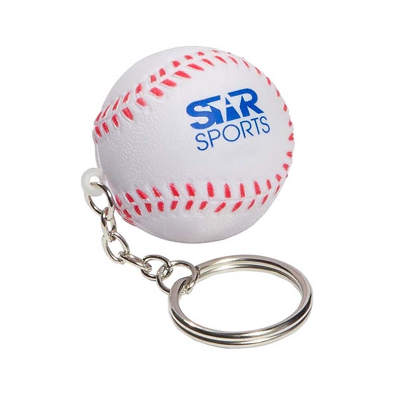 Stress Baseball Keyring