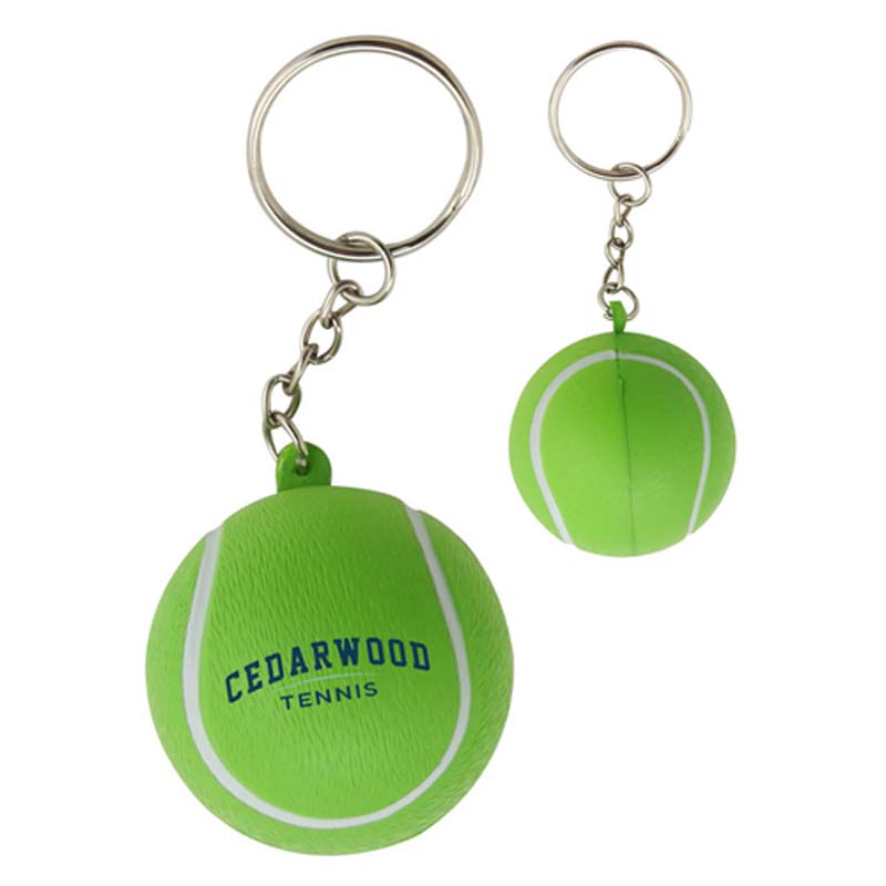 Stress Tennis Ball Keyring