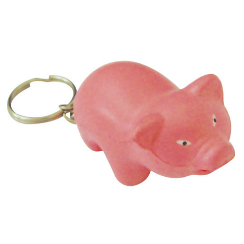 Stress Pig Keyring