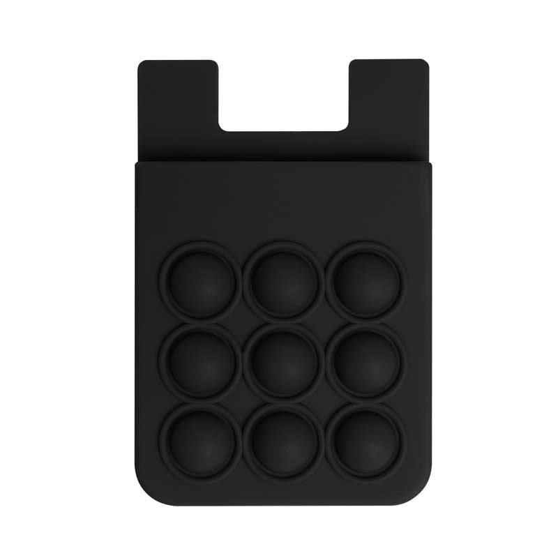 Popper Stress Reliever Silicone Phone Wallet image2