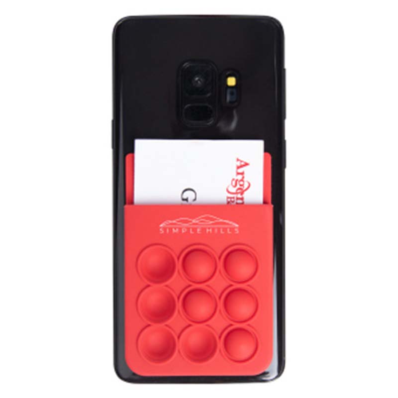 Popper Stress Reliever Silicone Phone Wallet image5