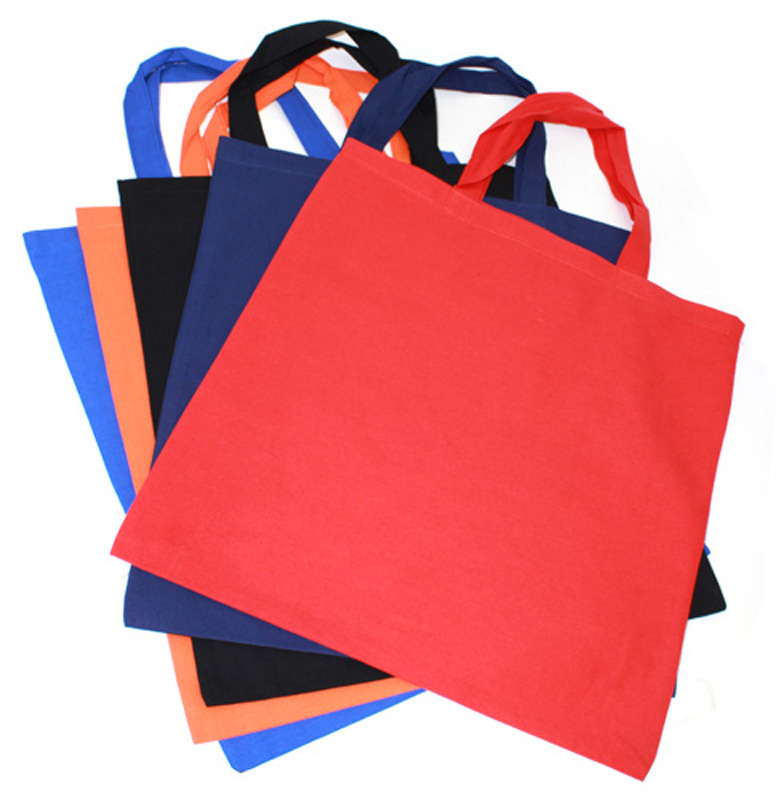 Coloured Calico Bags Short Handle