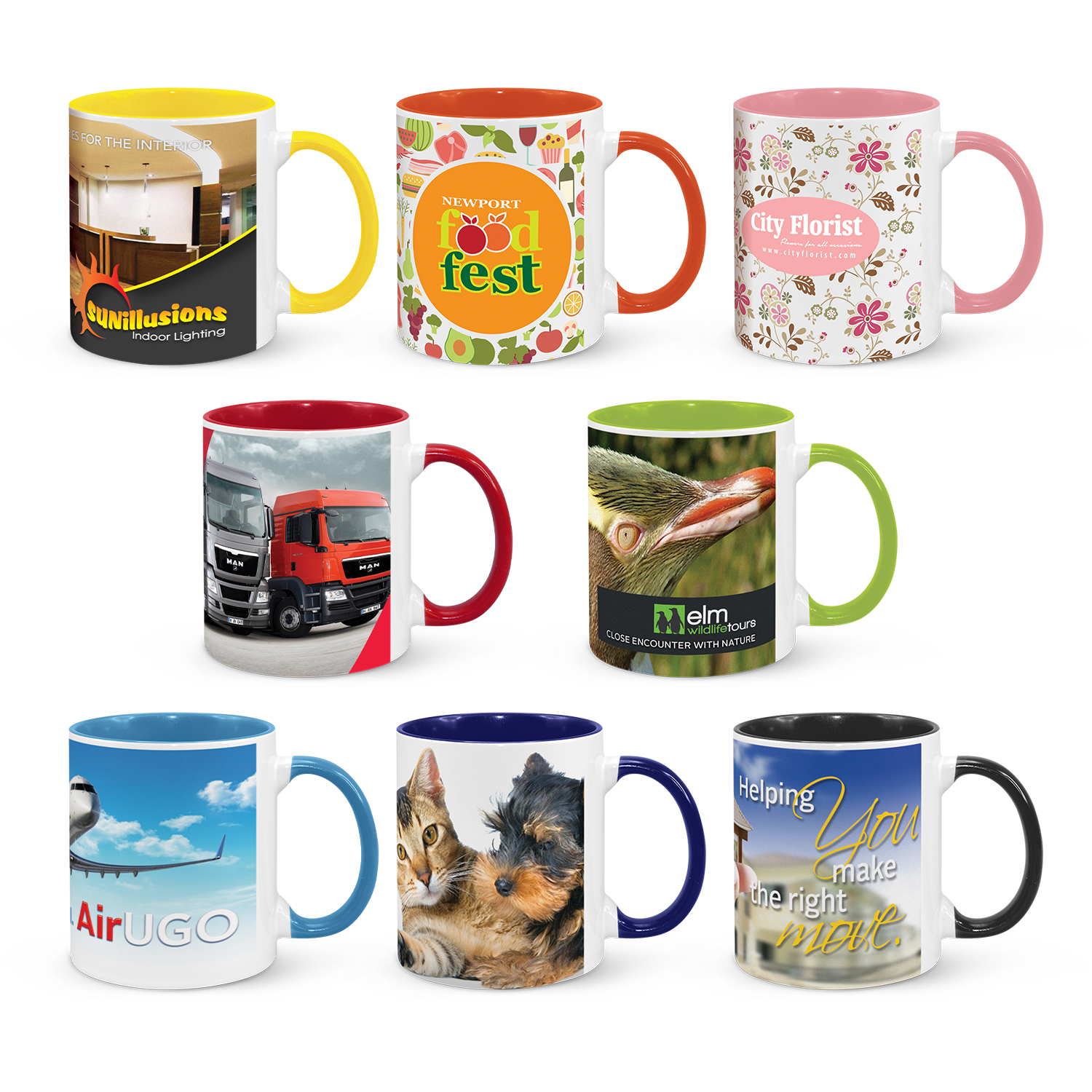 330ml Two Tone Madrid Coffee Mug