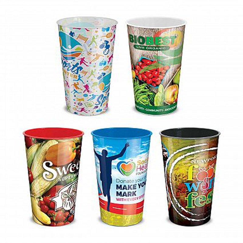 750ml Full Colour Print Plastic Cup
