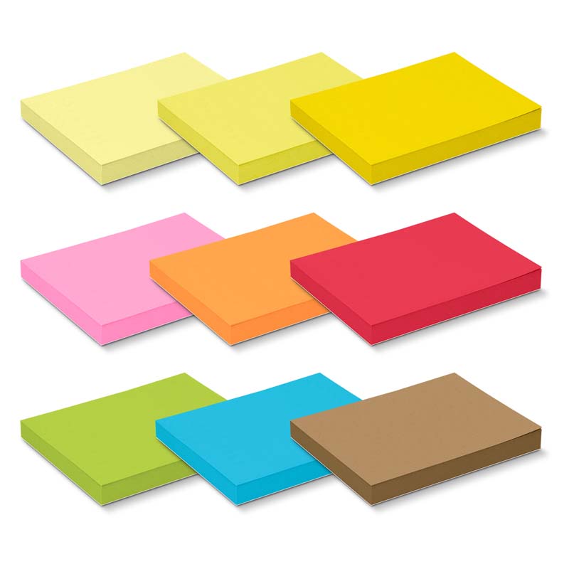 Coloured Sticky Pad 100 x 75mm - 100 Sheets image4