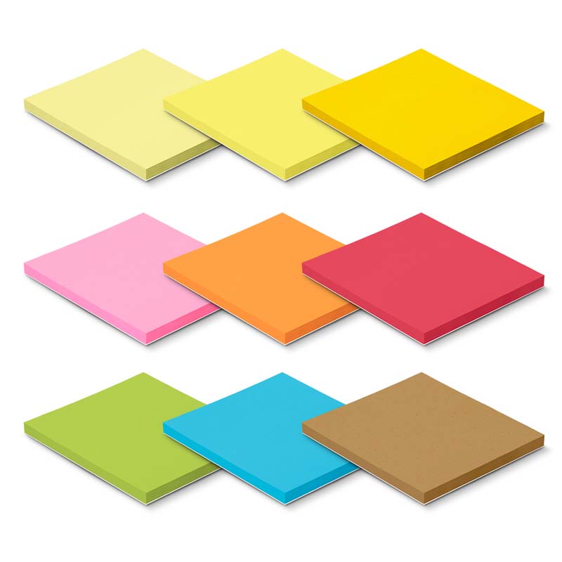 Coloured Sticky Pad 70 x 75mm - 50 Sheets image4
