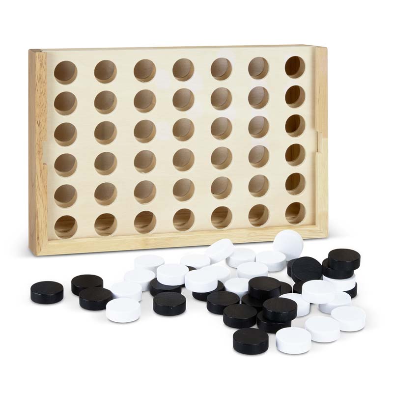 NATURA Quattro Wooden Four-in-a-Row Game image2