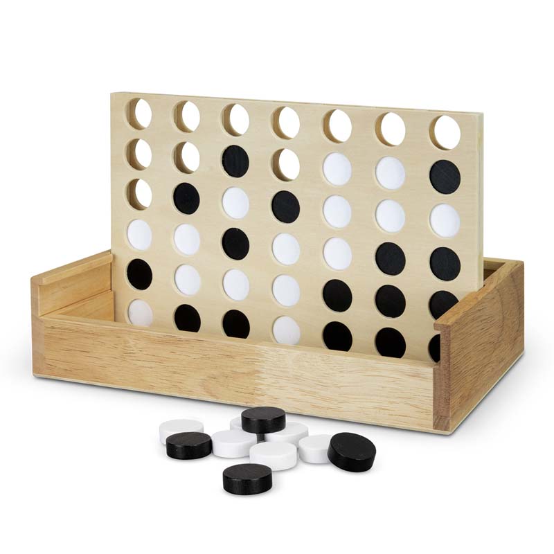 NATURA Quattro Wooden Four-in-a-Row Game image3