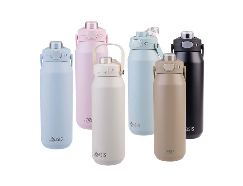 Oasis Capri 1L Vacuum Quick Release Lid Bottle