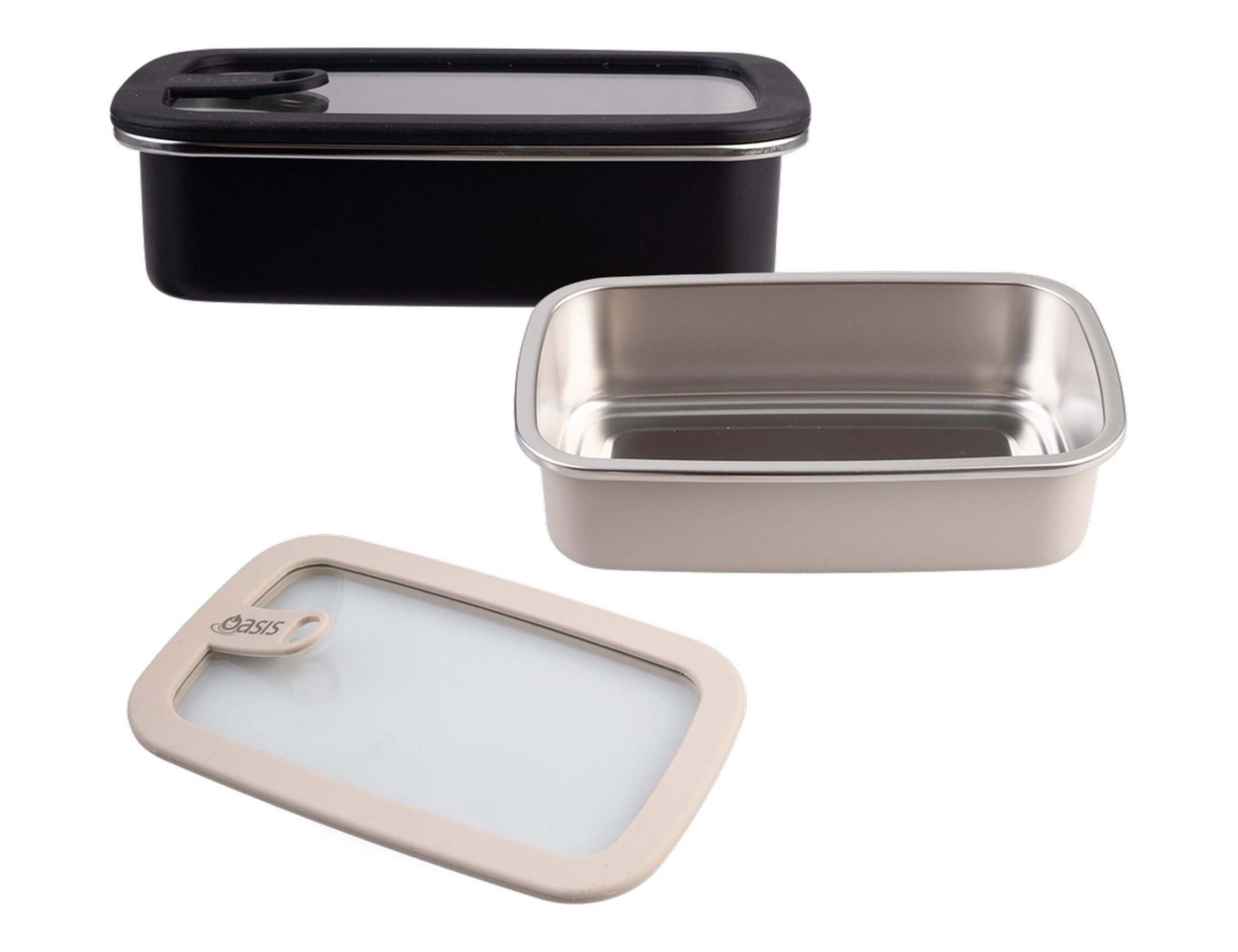 Oasis Microwave Safe Rectangular S/S Container 700ml