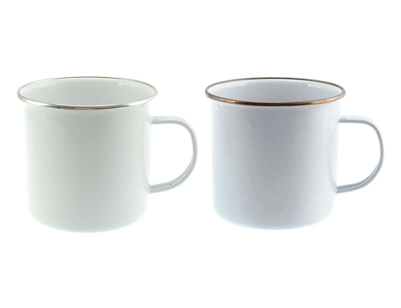 Falcon Enamel 500ml 9cm Rimmed Mug