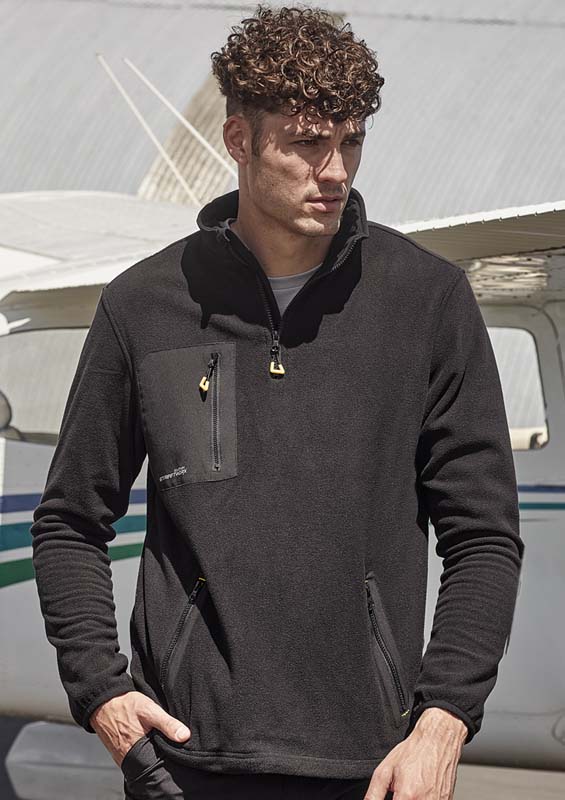 Syzmik Unisex Streetworx Lightweight 1/4 Zip Polar Fleece