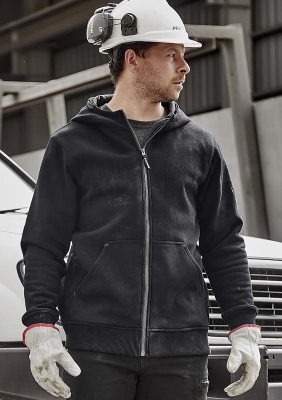 Syzmik Unisex Zip Front Multi-Pocket Hoodie