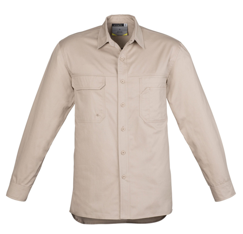 Syzmik Lightweight Long Sleeve Tradie Shirt