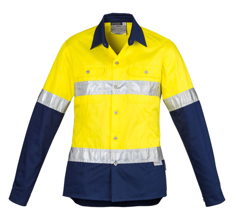 Syzmik Ladies Hi Vis Spliced Industrial Shirt